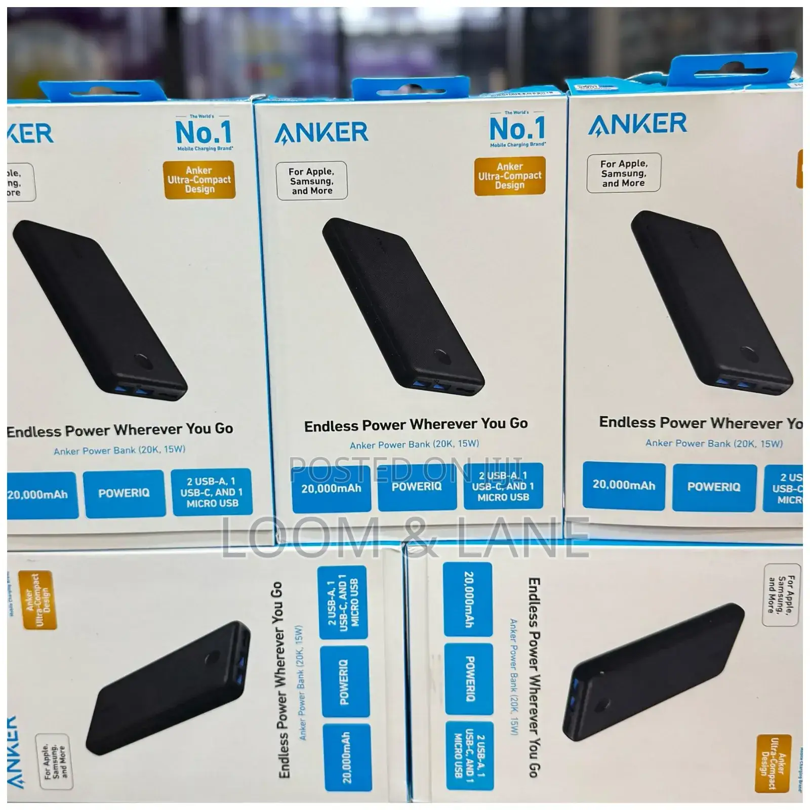 Anker Portable Charger, 20,000mah Power Bank 325
