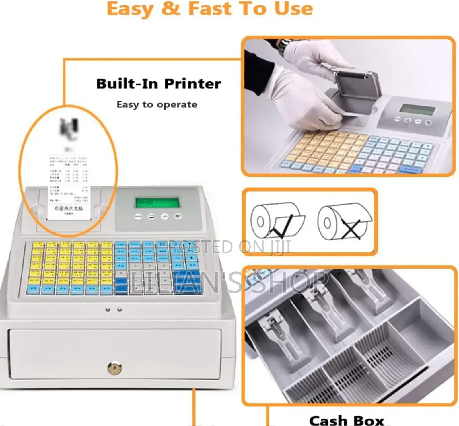 81 Key Electronic Cash Register