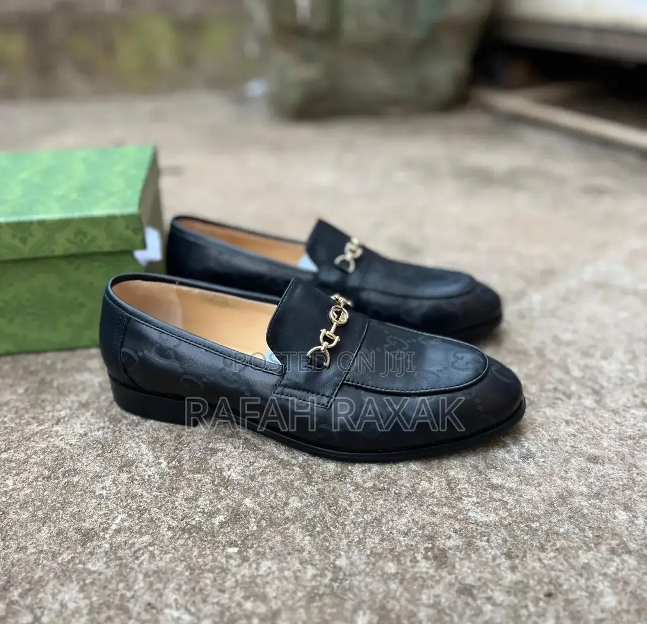 Original Men’S Black Fashion Designer Formal Gucci Loafers