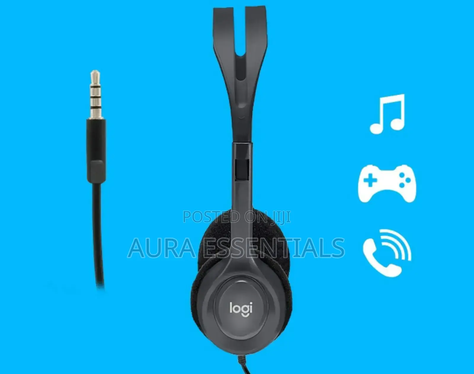Logitech H111 Wired on Ear Headphones