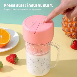 Portable, Electric Straw Juicing Cup With a 500ml Capacity.