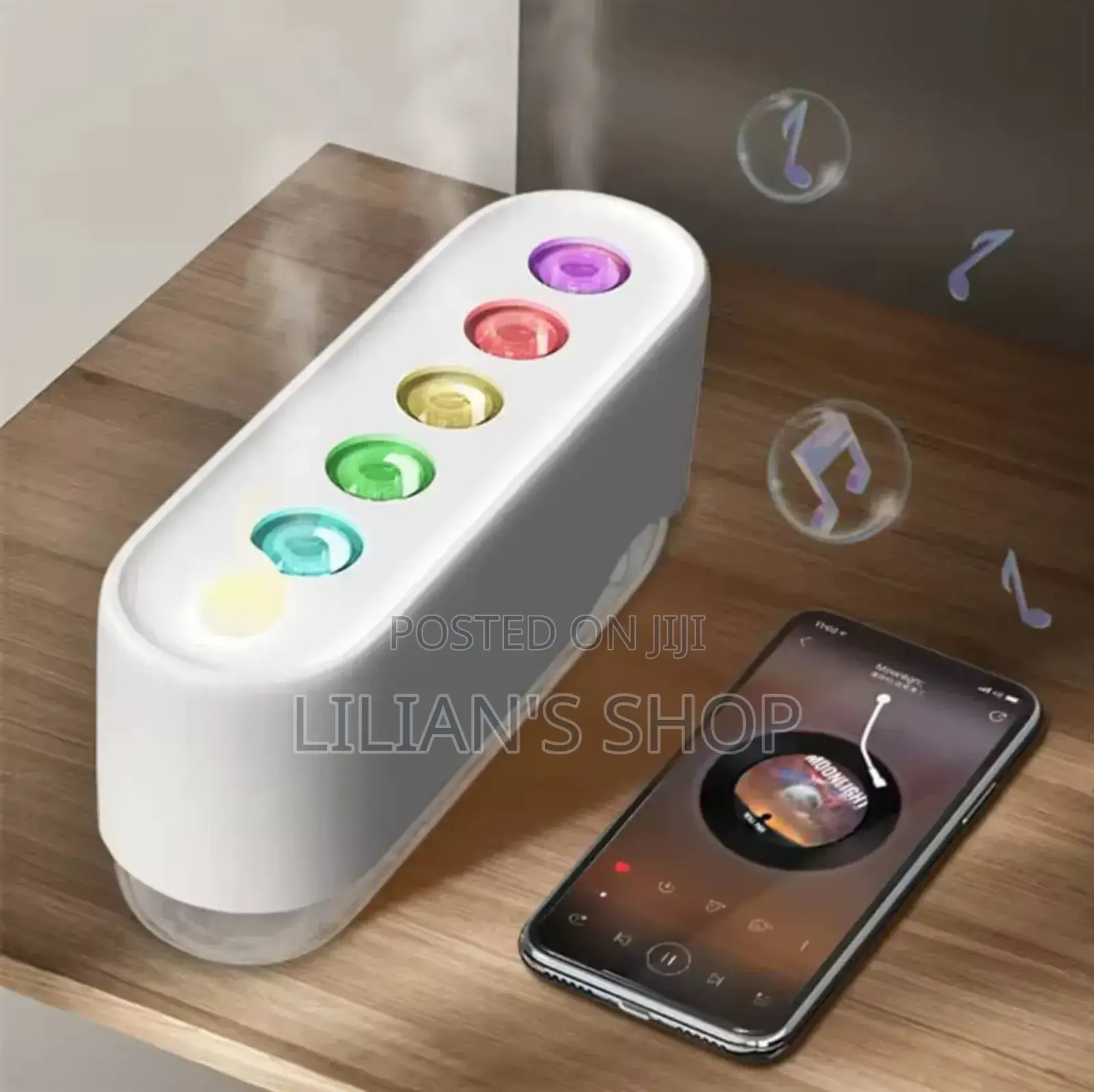 600ml Usb Type-C Colorful Light Voice-Activated Controlled