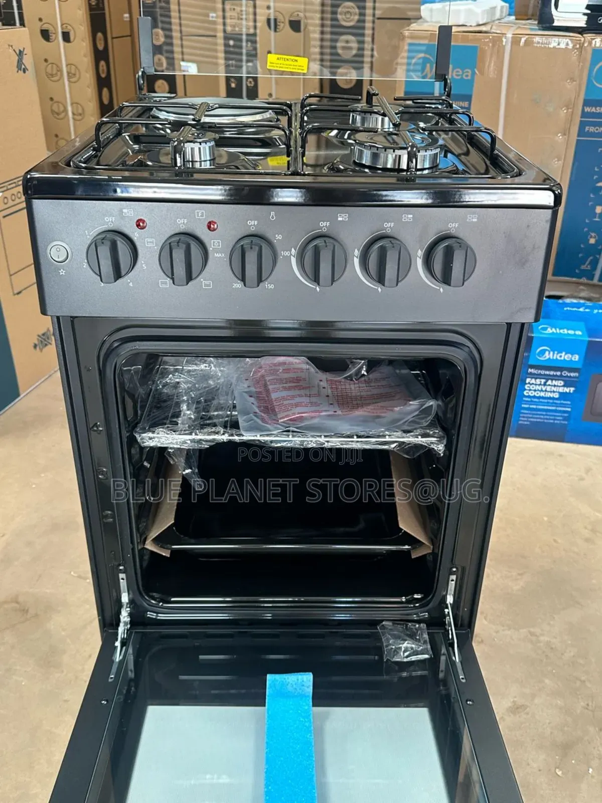 Midea 3 Gas + 1 Electric Cookers \\ 50cm×60cm \\ 50e3g1h-sl