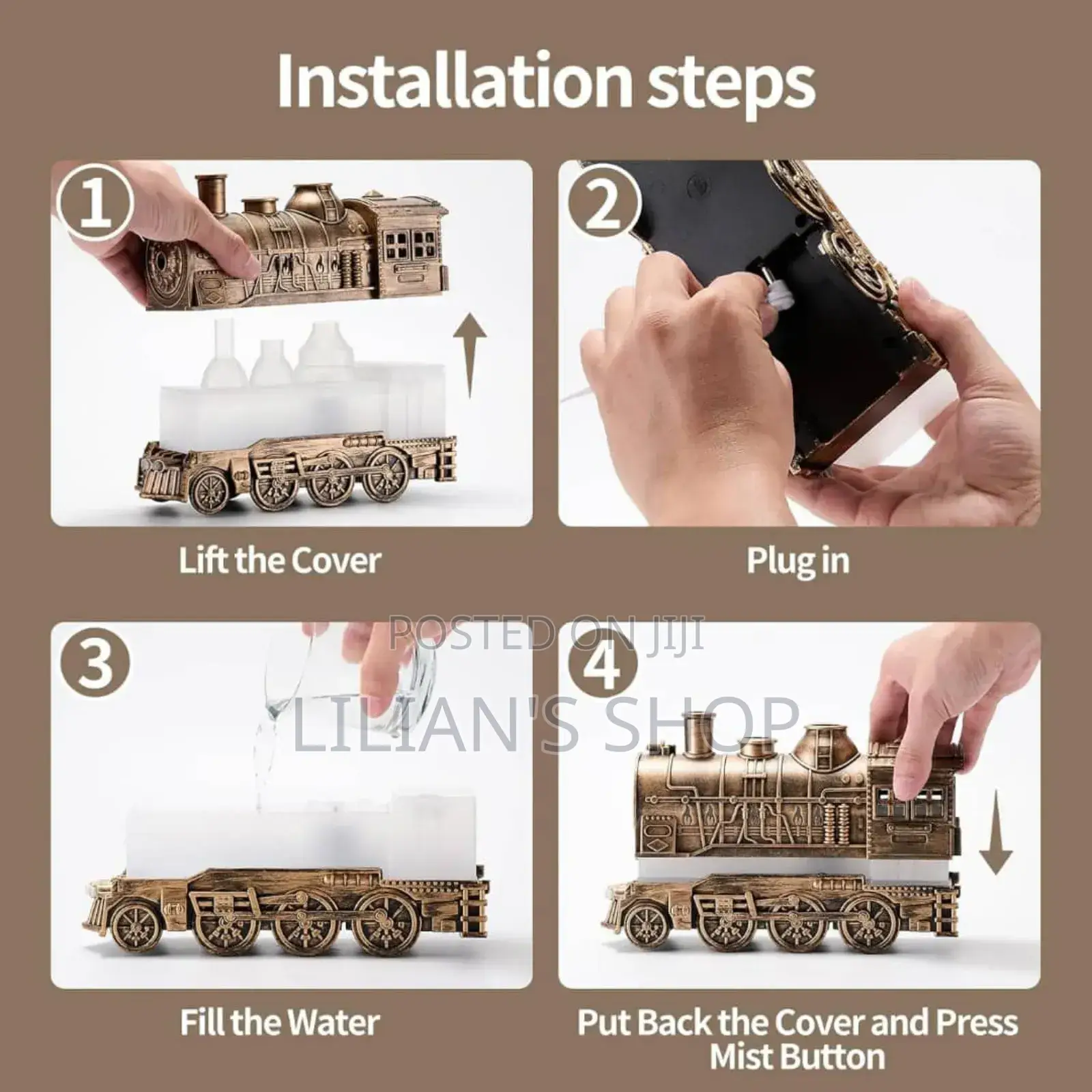Train Aromatherapy Humidifier Machine