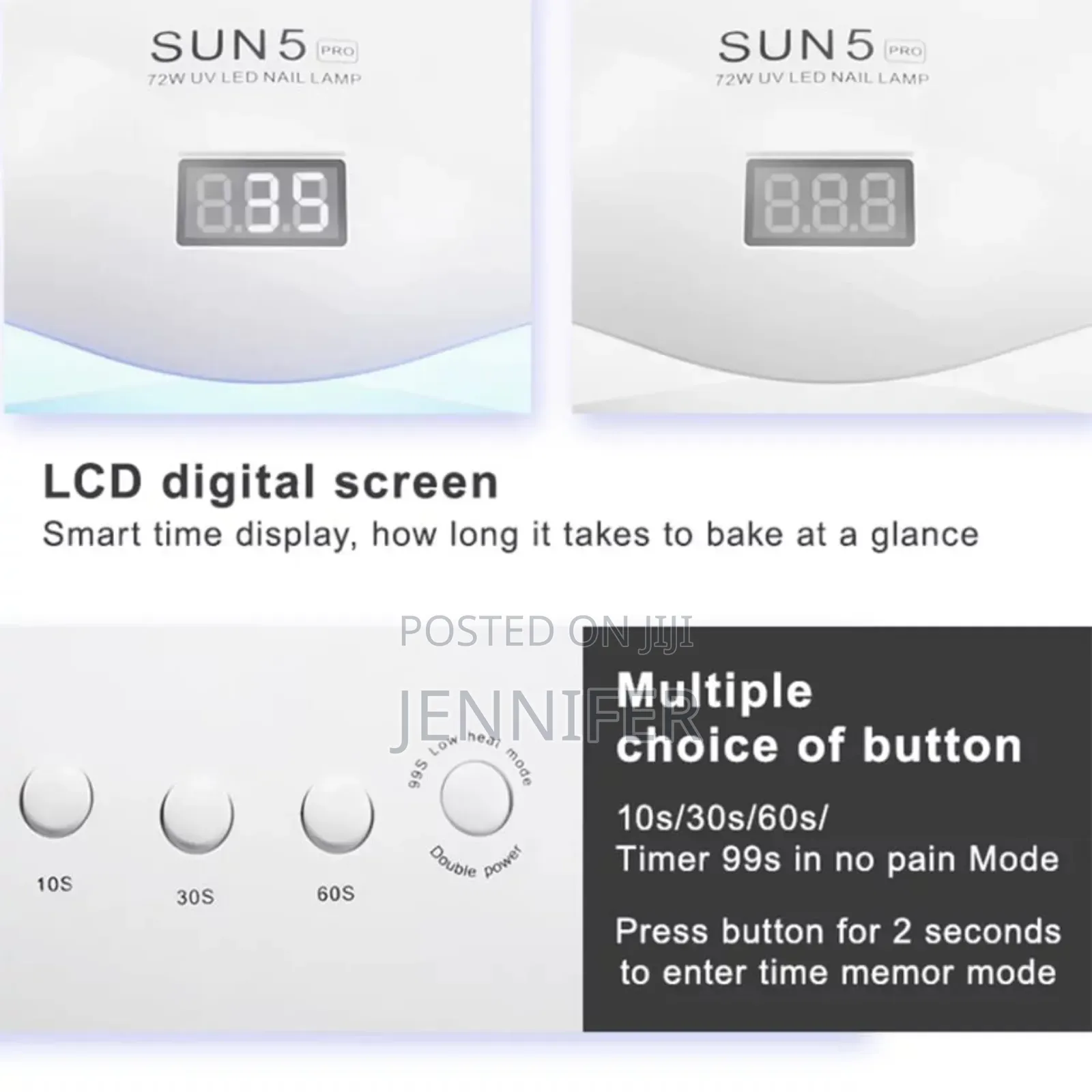 Sun5 High Power Gel Nail Drying Lamp
