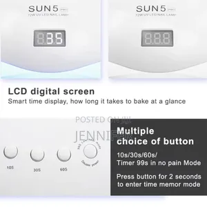Sun5 High Power Gel Nail Drying Lamp