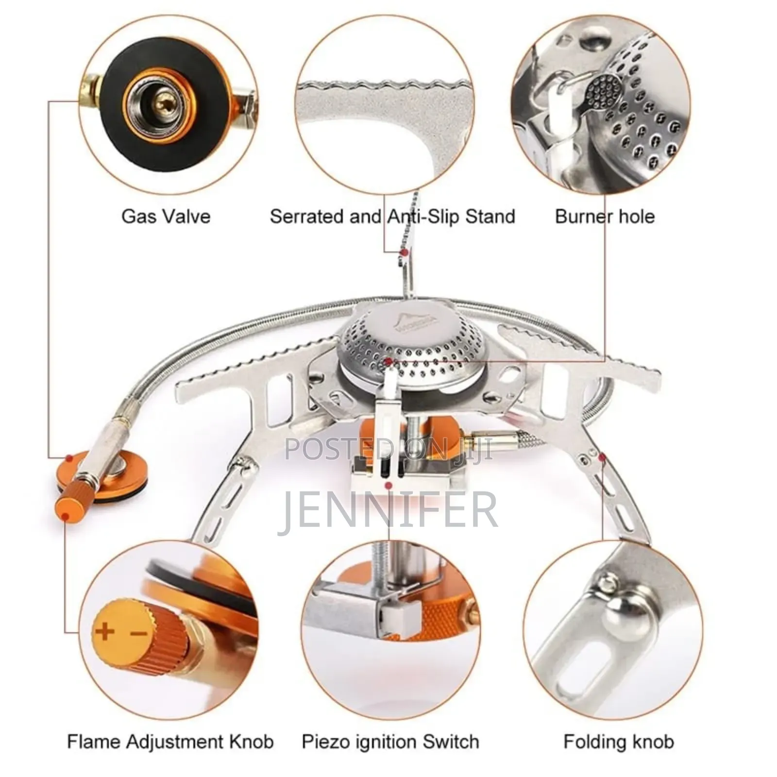 Foldable Portable on the Go Gas Camping Stove