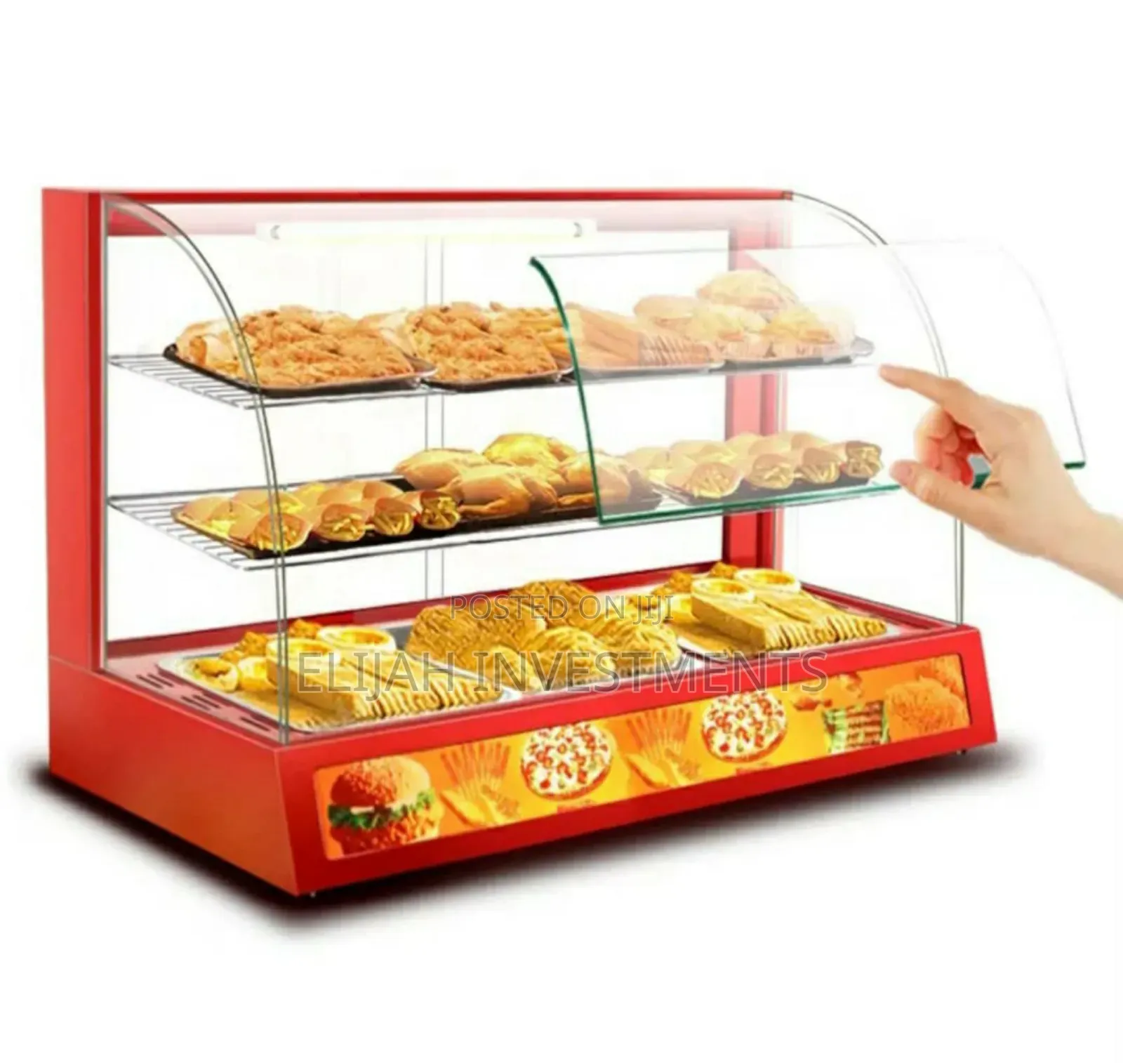 Quality Metal Electric Glass Food Warmer