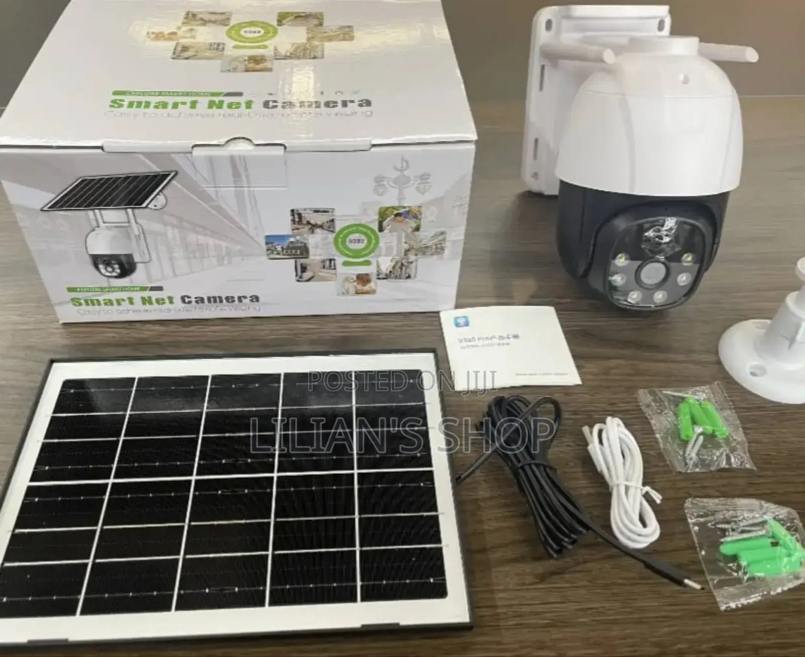 V380pro 4mp Full Colour Solar Panels Camera Long-Range