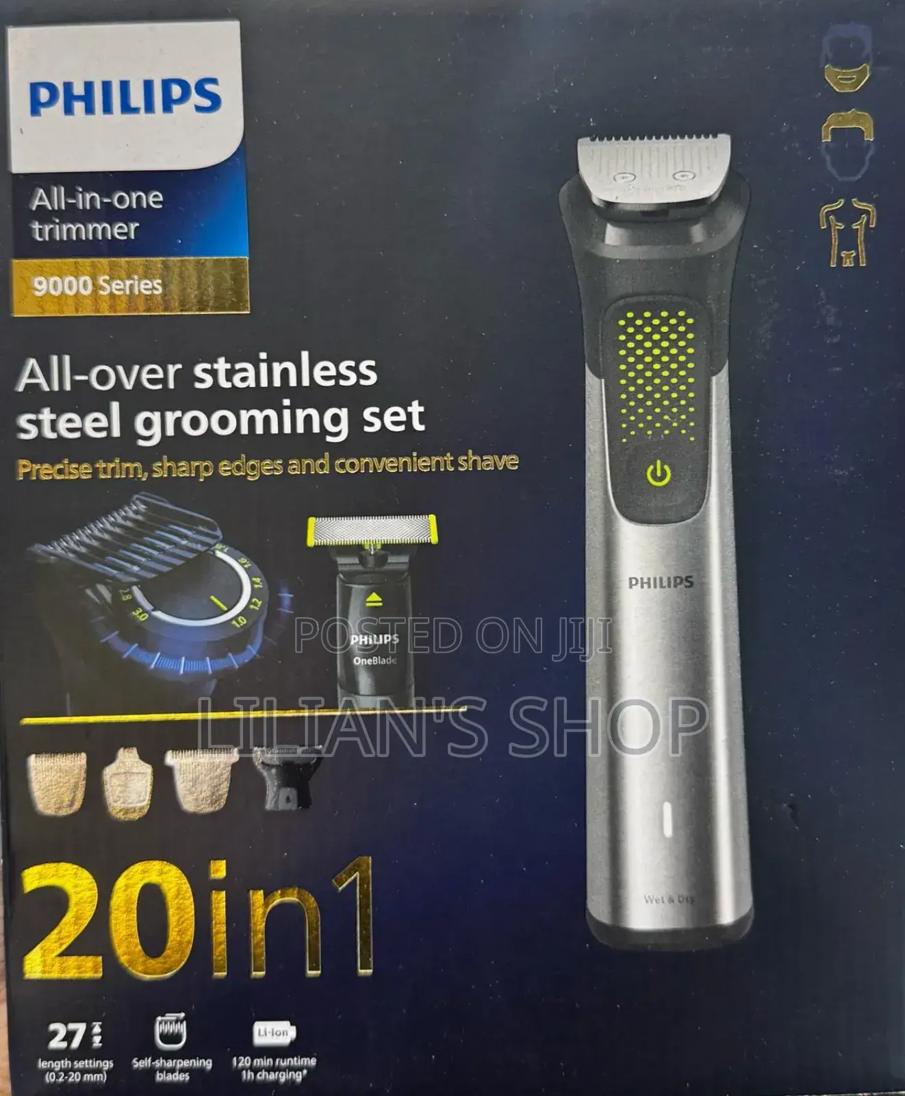 Philips Series 9000, 20-in-1 Ultimate Multi Grooming Trimmer
