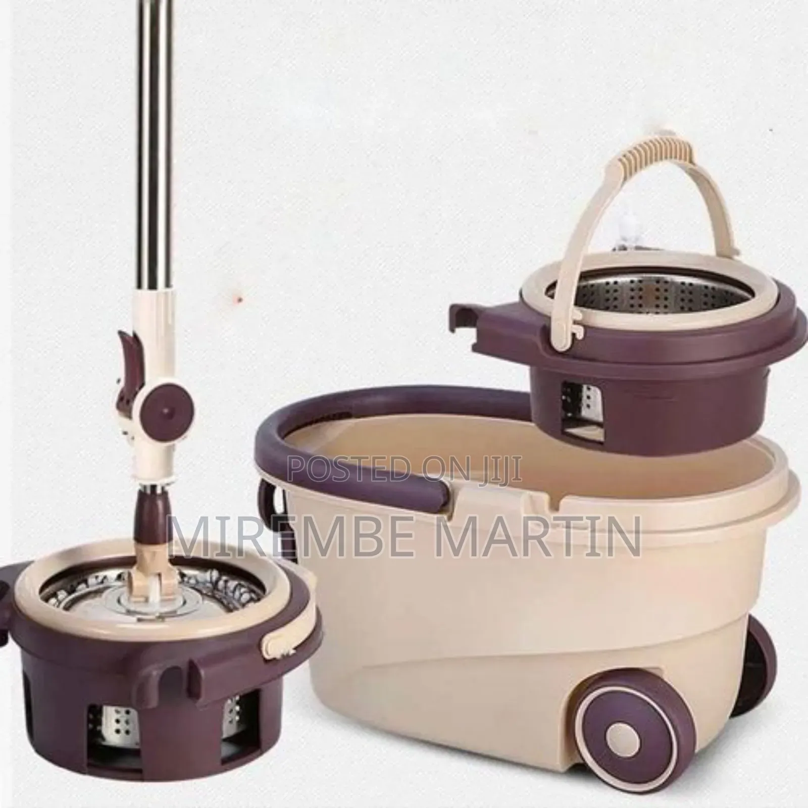 360° Extendable Spin Mopping Stick and Bucket