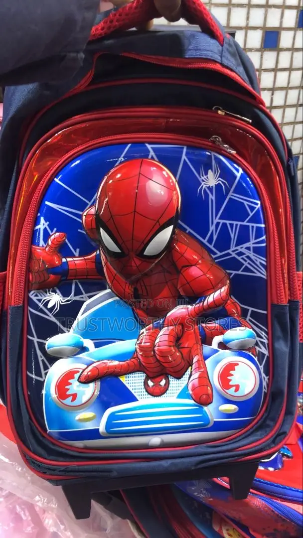 Kid’S Character Bag With 2wheels - 3 to 6years