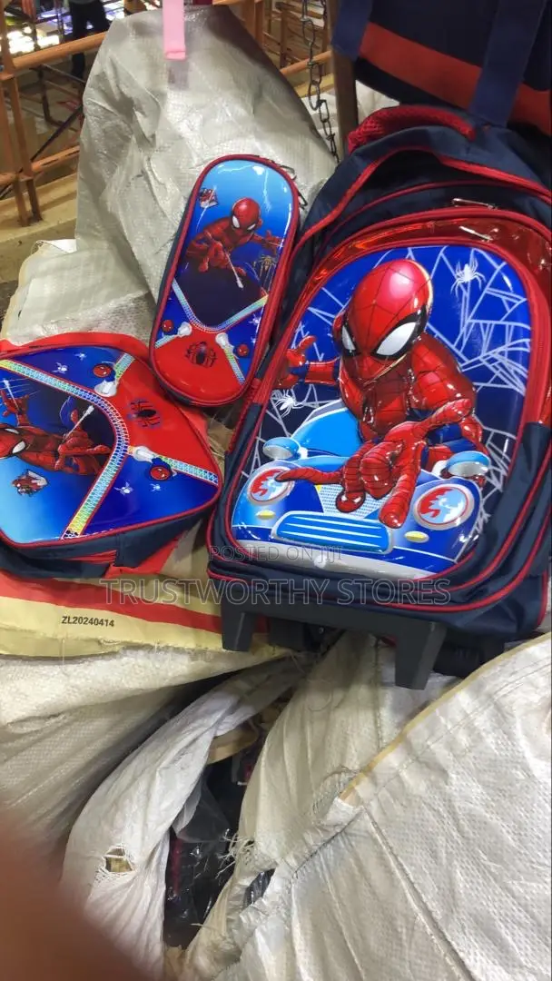Kid’S Character Bag With 2wheels - 3 to 6years