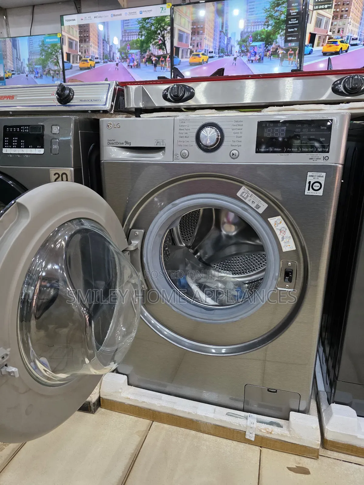 9kg Lg Direct Drive Frontloader Washingmachine With Inverter