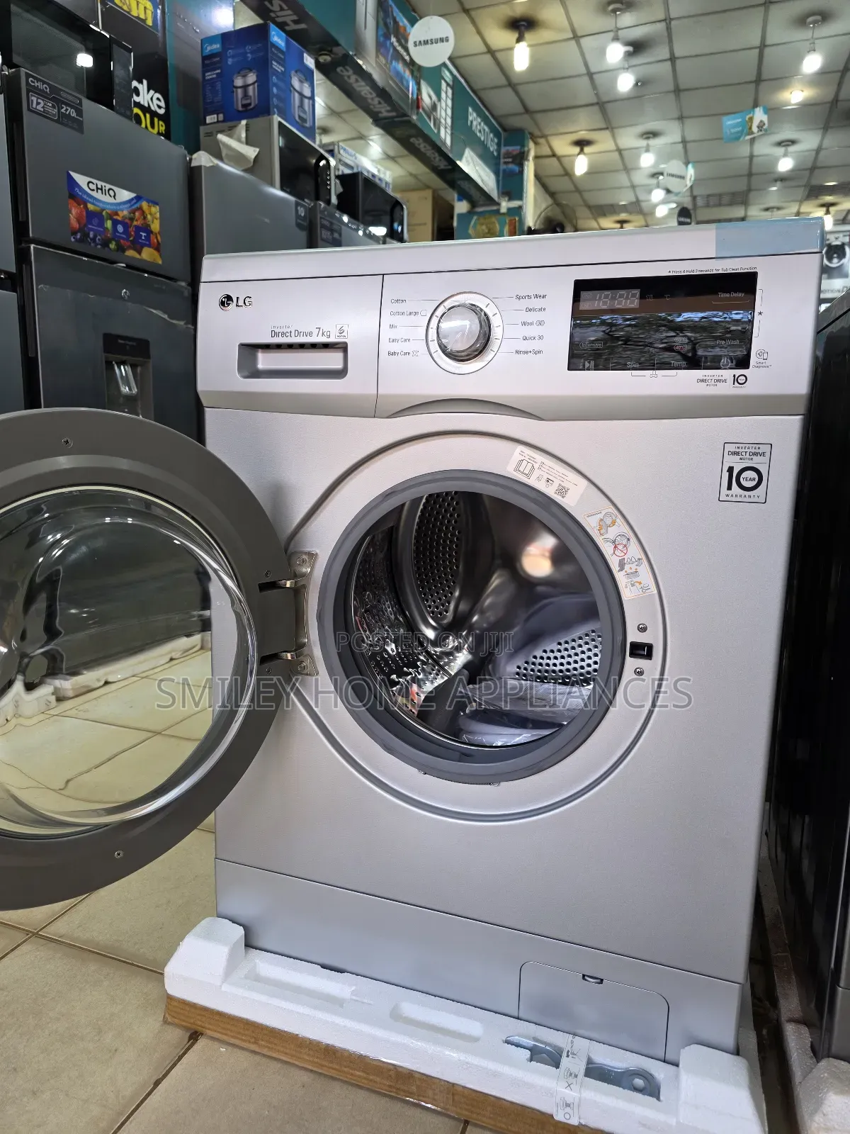 7kgs Lg Washing Machine Fully Automatic With 10year Warranty