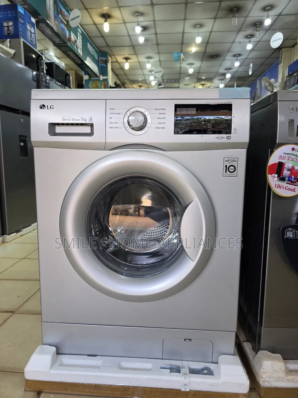 7kg Lg Direct Drive Washing Machine Frontloader at Discount
