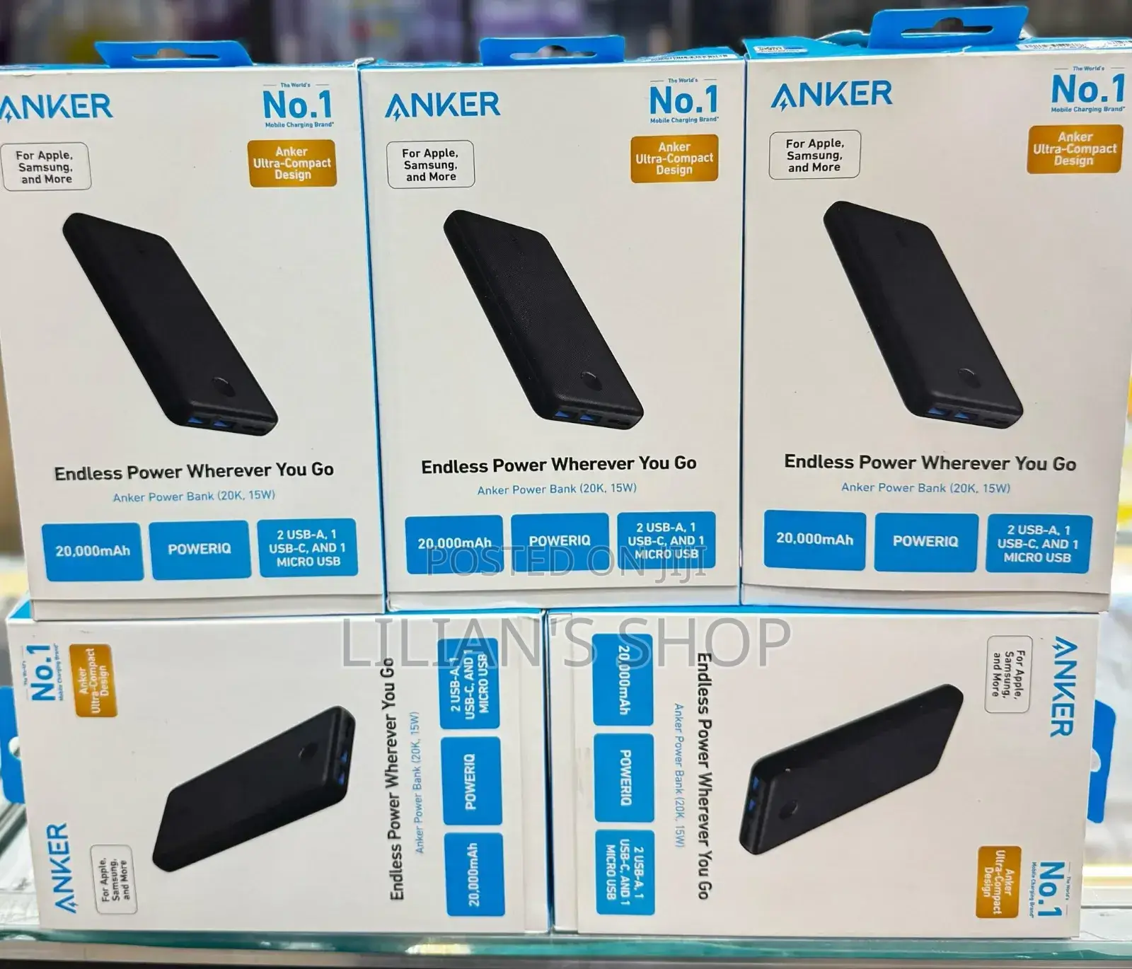 Anker Portable Charger, 20,000mah Power Bank 325