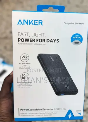 Anker Powercore Metro Essential 20000 Pd