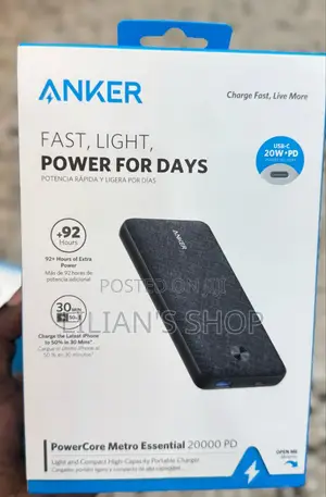 Anker Powercore Metro Essential 20000 Pd