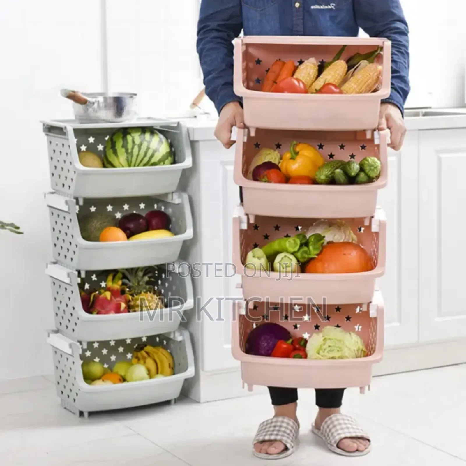 Vegetable Fruits Plastic Storage Basket