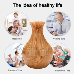 Usb Charging Air Humidifier Led Night Light+ Free Fragrance