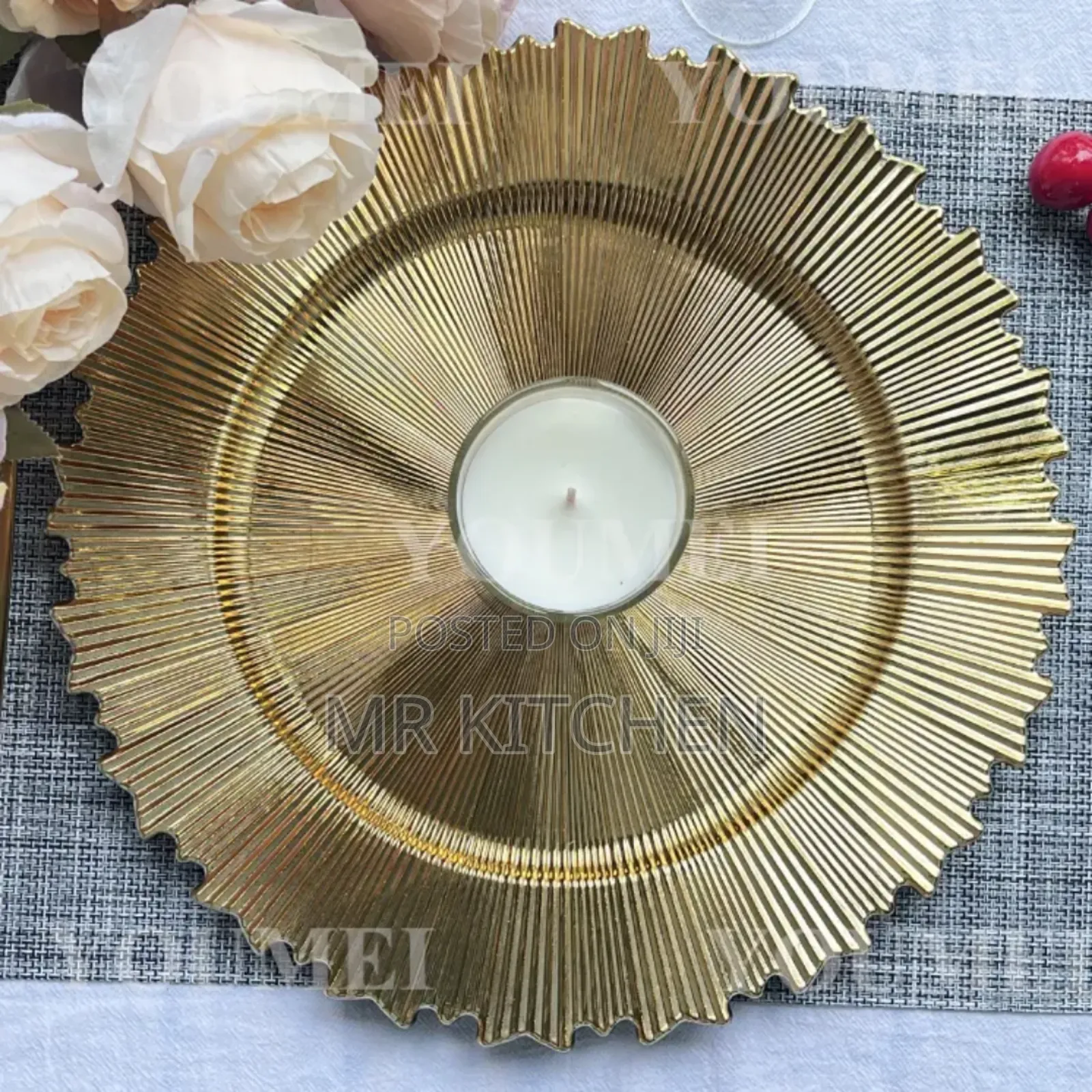 Gold Charger Plates [12]