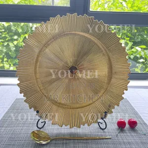Gold Charger Plates [12]