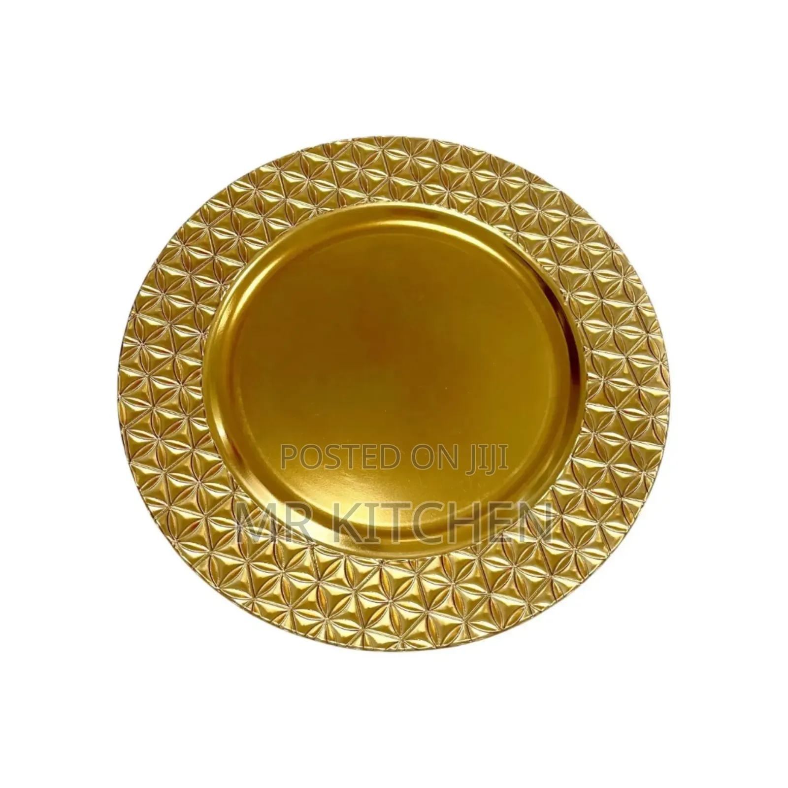 Luxury Plastic Charger Plates [12]