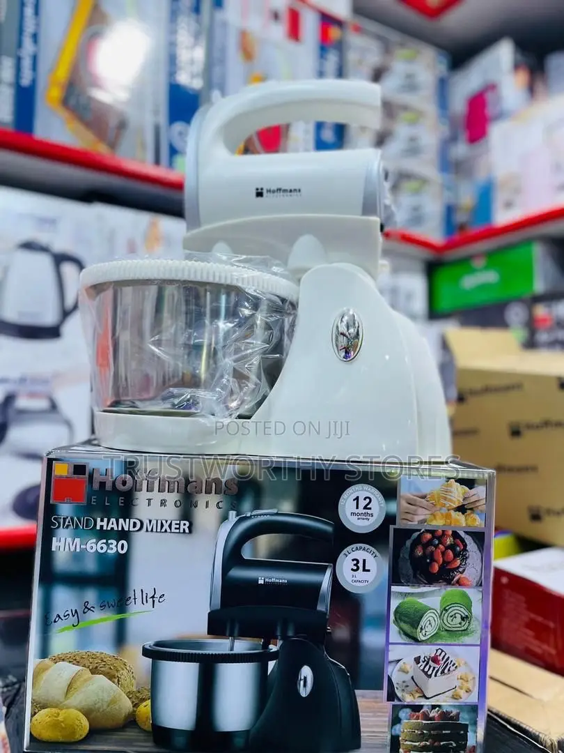 3 Litres Hoffmans Electronic Stand Hand Mixer