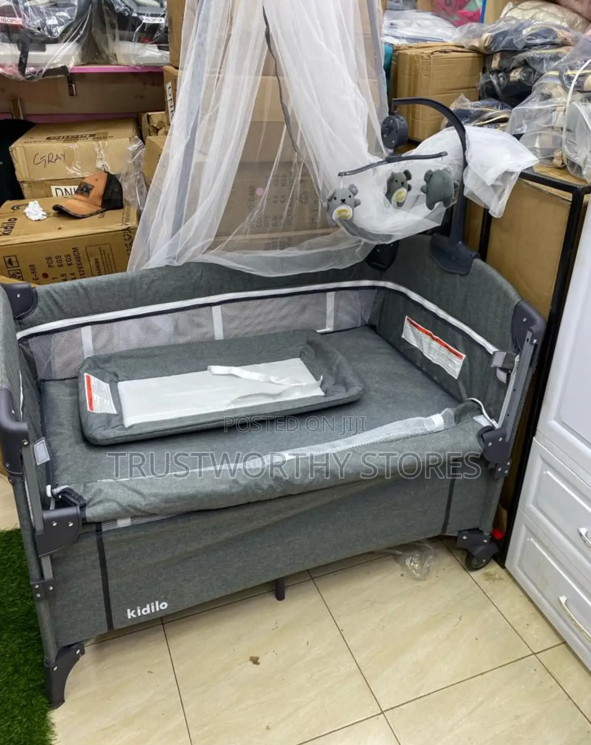 Movable Baby Crib Bed - Kidilo Brand