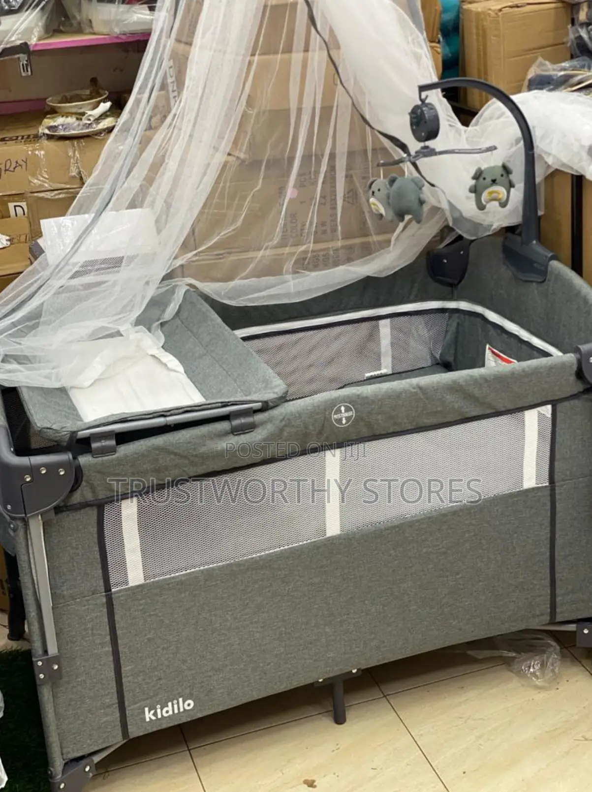 Movable Baby Crib Bed - Kidilo Brand
