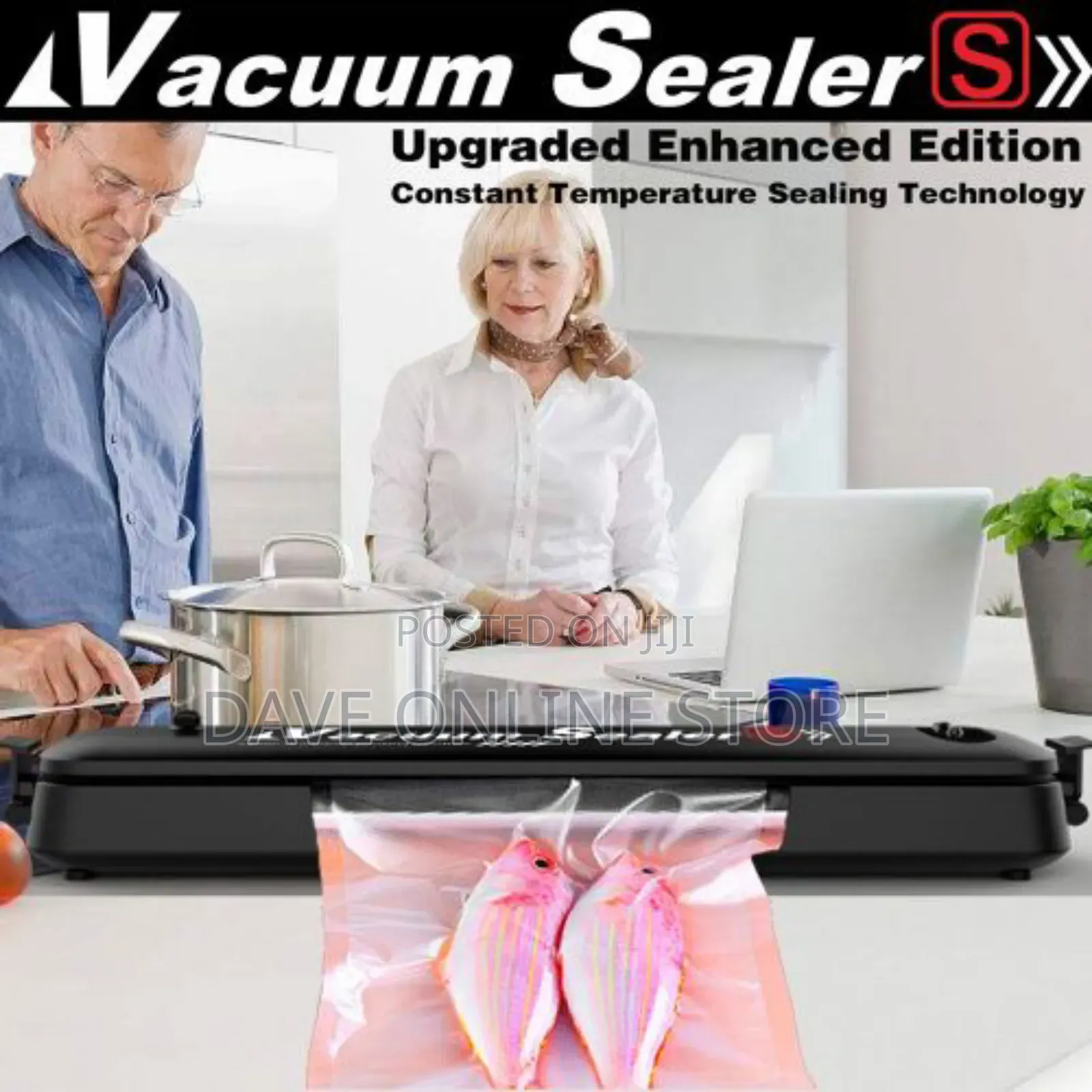 Automatic Food Vacuum Sealer With 5pcs Sealer Bags