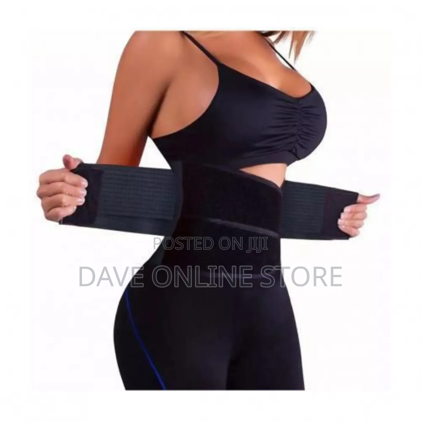 Hot Shaper Body Shaper Waist Tummy Weight Loss Belt Black