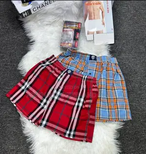 A Pack of 3 Checked Boxers