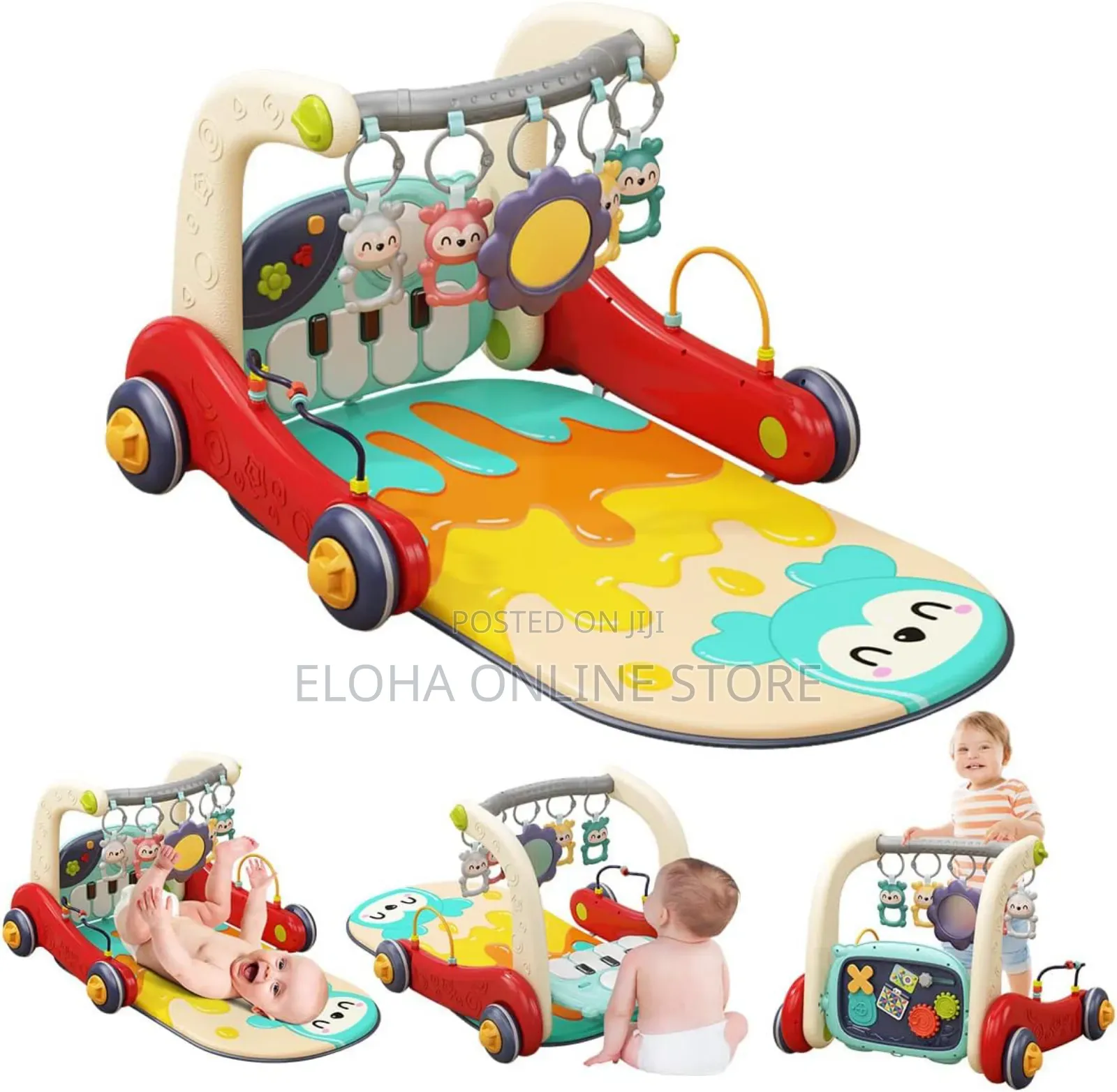 Baby Infant to Toddler Play Gym Mat Walker