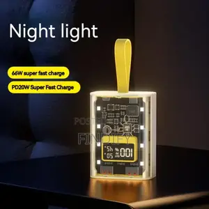 Power Bank 10000mah Built in Cable Led Fast Charging
