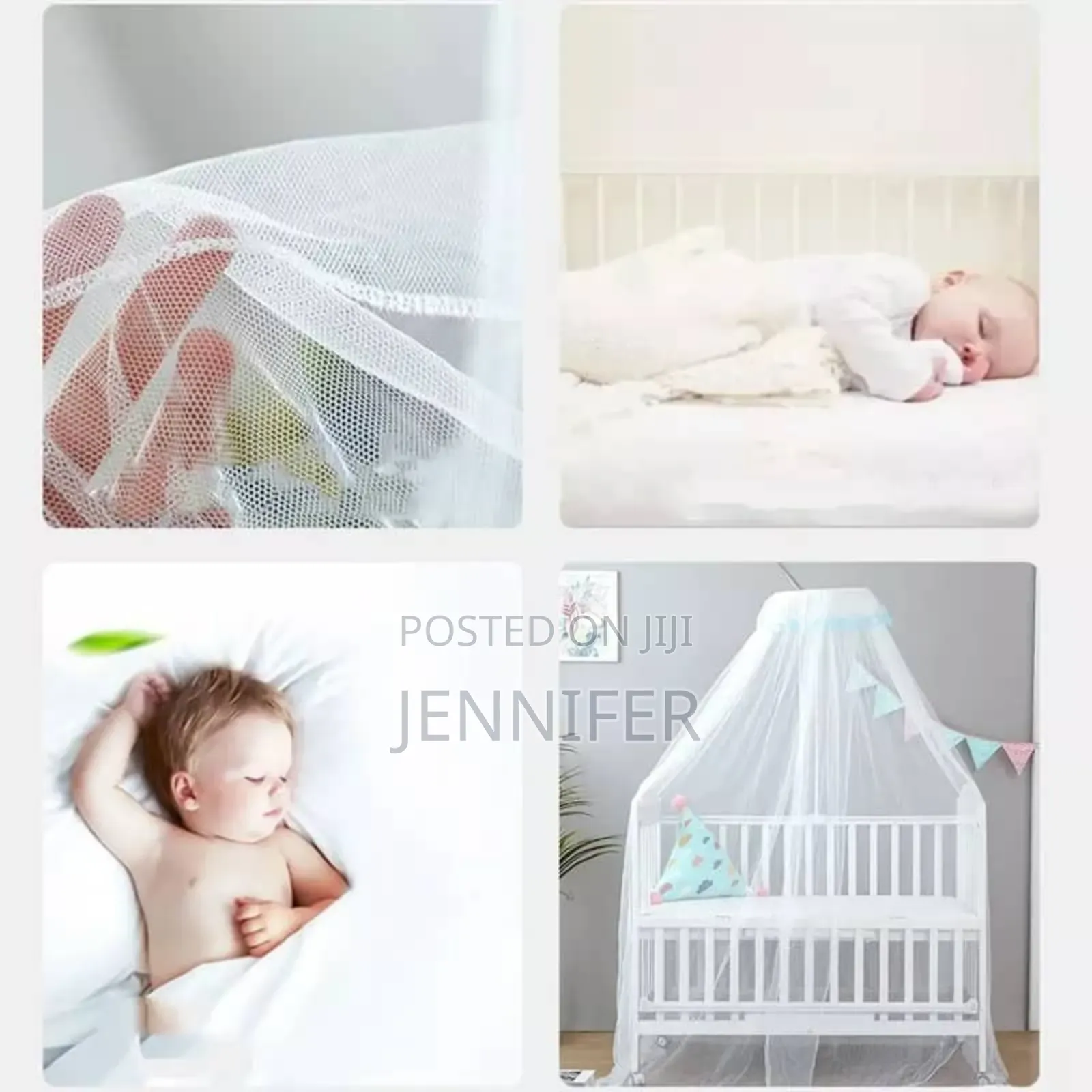 Universal Size Baby Stand Alone Cot Mosquito Net