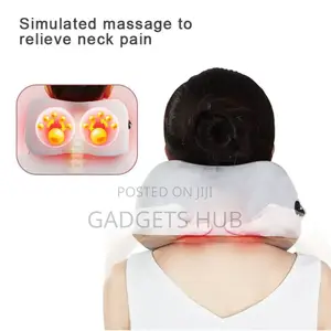 U Vibrator Shaped Massage Pillow Household Neck Massager