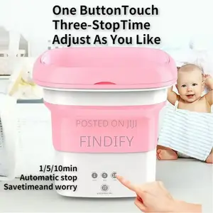 Mini Portable Folding Bucket Washing Machine