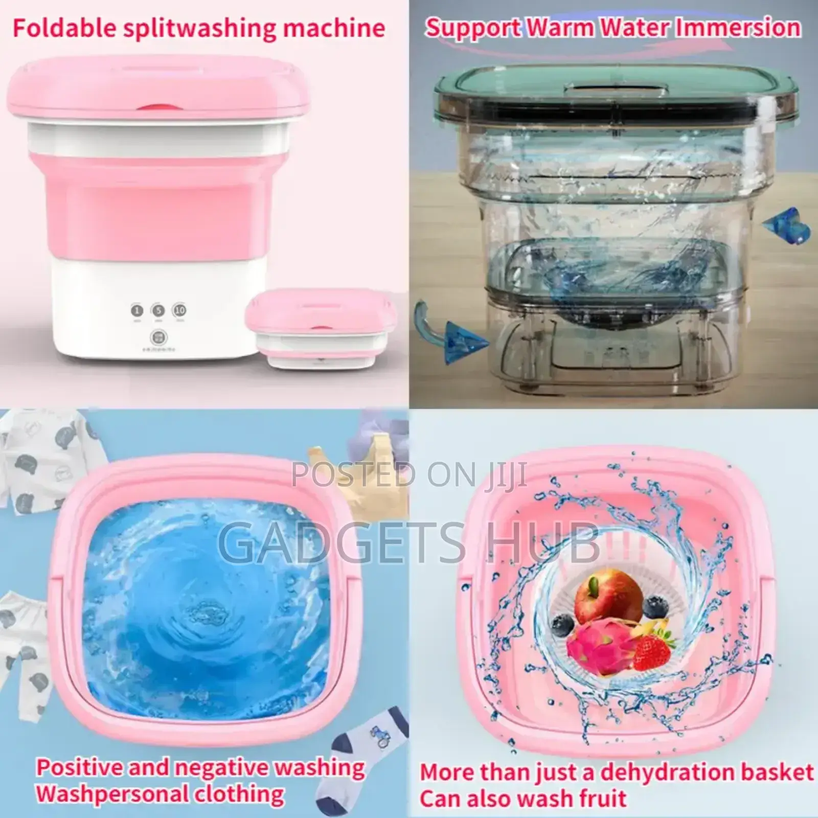 Mini Portable Folding Bucket Washing Machine