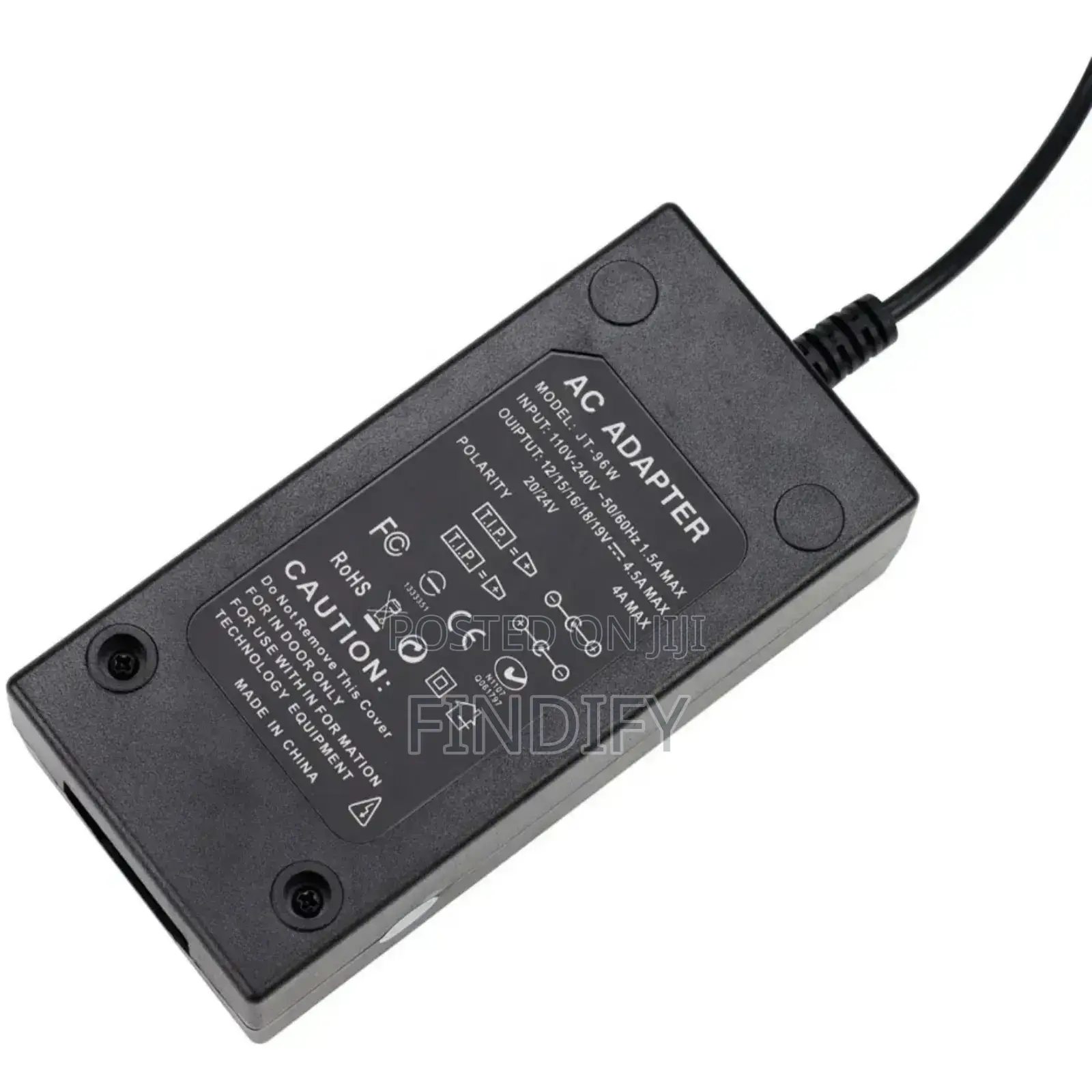 Universal Power Adapter 96w 12v to 24v Adjustable 10 in 1