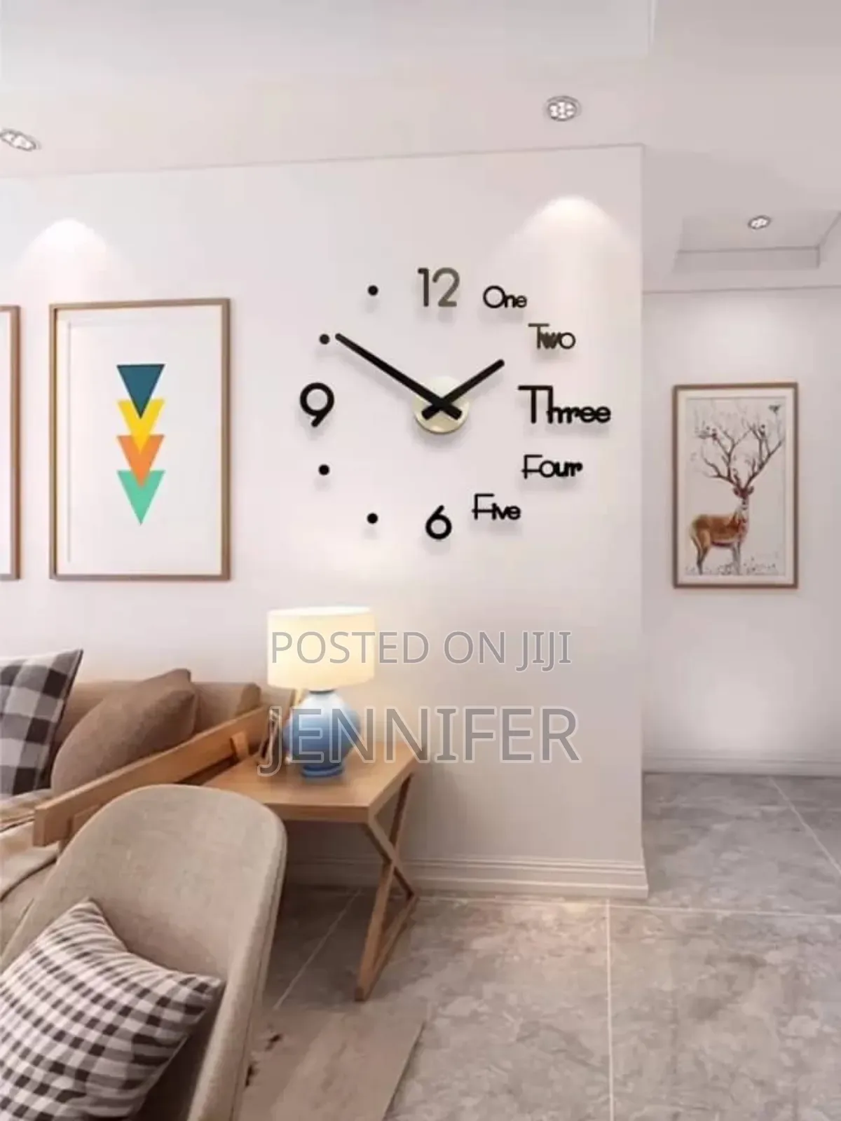 3d Design Luxury Wall Clock