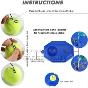 Tennis Trainer Rebound Tennis Ball With
String Rope