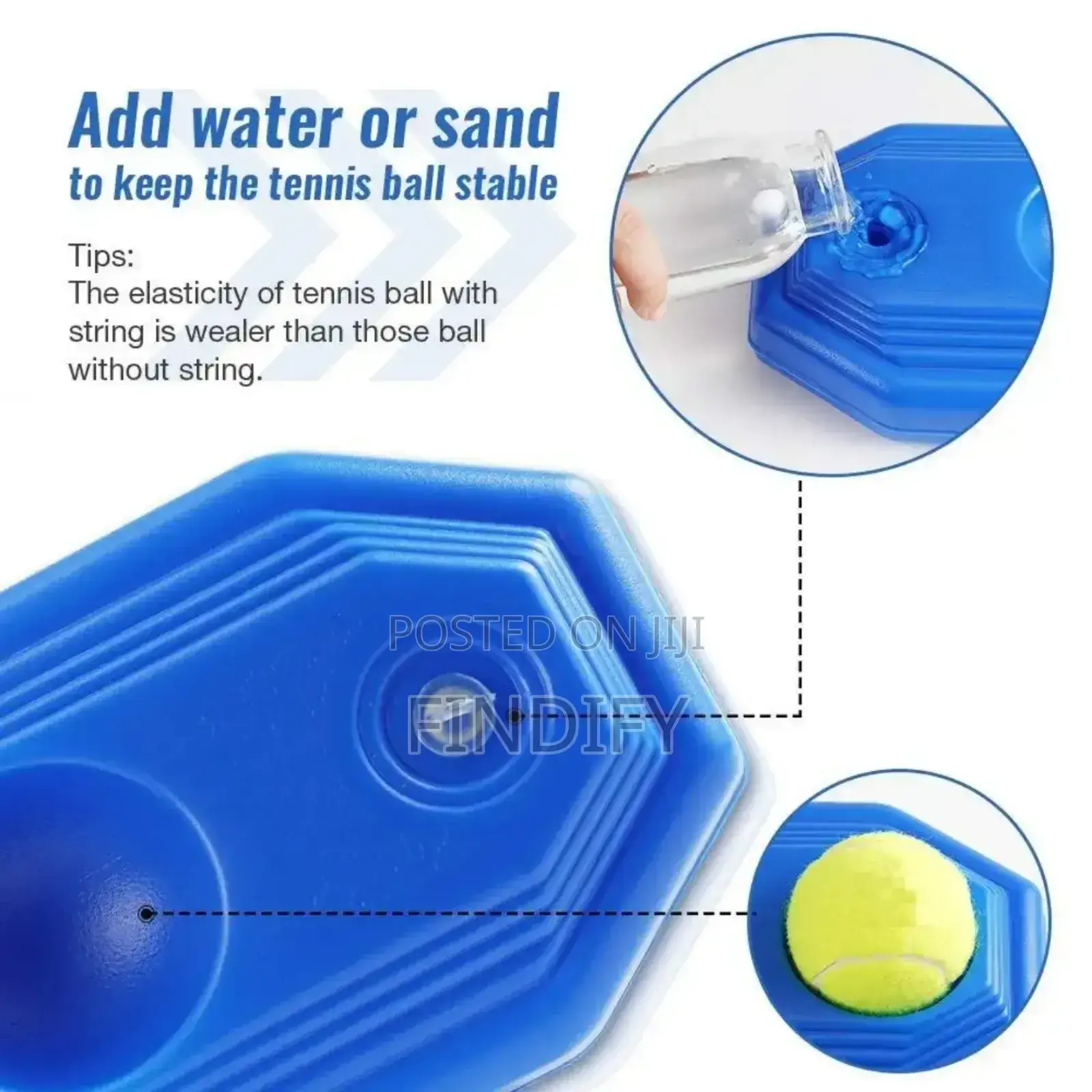 Tennis Trainer Rebound Tennis Ball With
String Rope