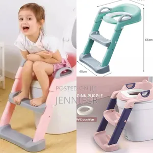Foldable Children Toilet Ladder Multi Colour