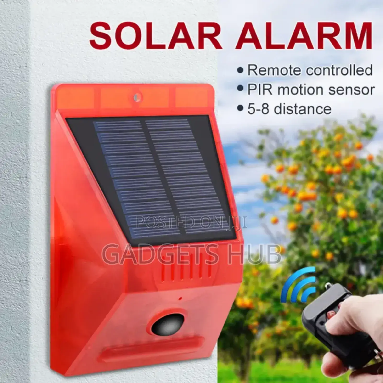 Outdoor Solar Security Alarm Waterproof Alarm Ip65