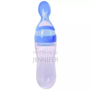 Baby Silicon Anti Spill Feeding Bottle