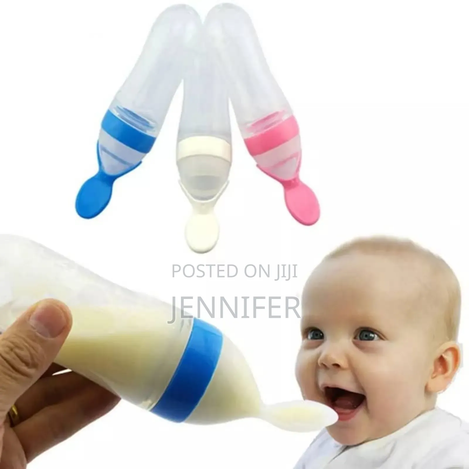 Baby Silicon Anti Spill Feeding Bottle