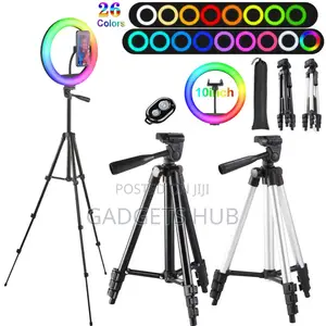 10 Inch Brightness RGB Selfie Ring Light Tripod Led Fill
