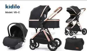 Kidilo Travel System Baby Stroller With Bassinet